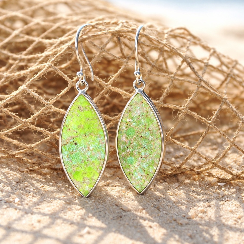 Sea Sediment Jasper Earrings